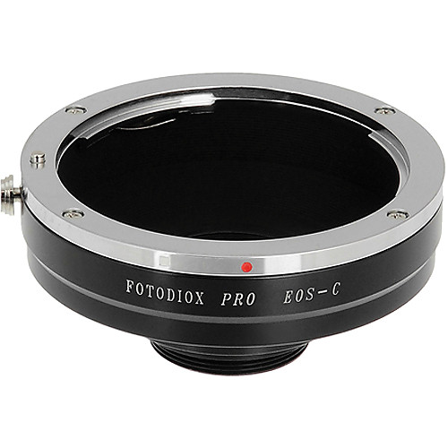 Fotodiox Pro Adapteur de montage Canon EOS (EF / EF-S) D/SLR Objectif à C-Mount (1" Screw Mount) Cine & CCTV (EOS-C-Pro)